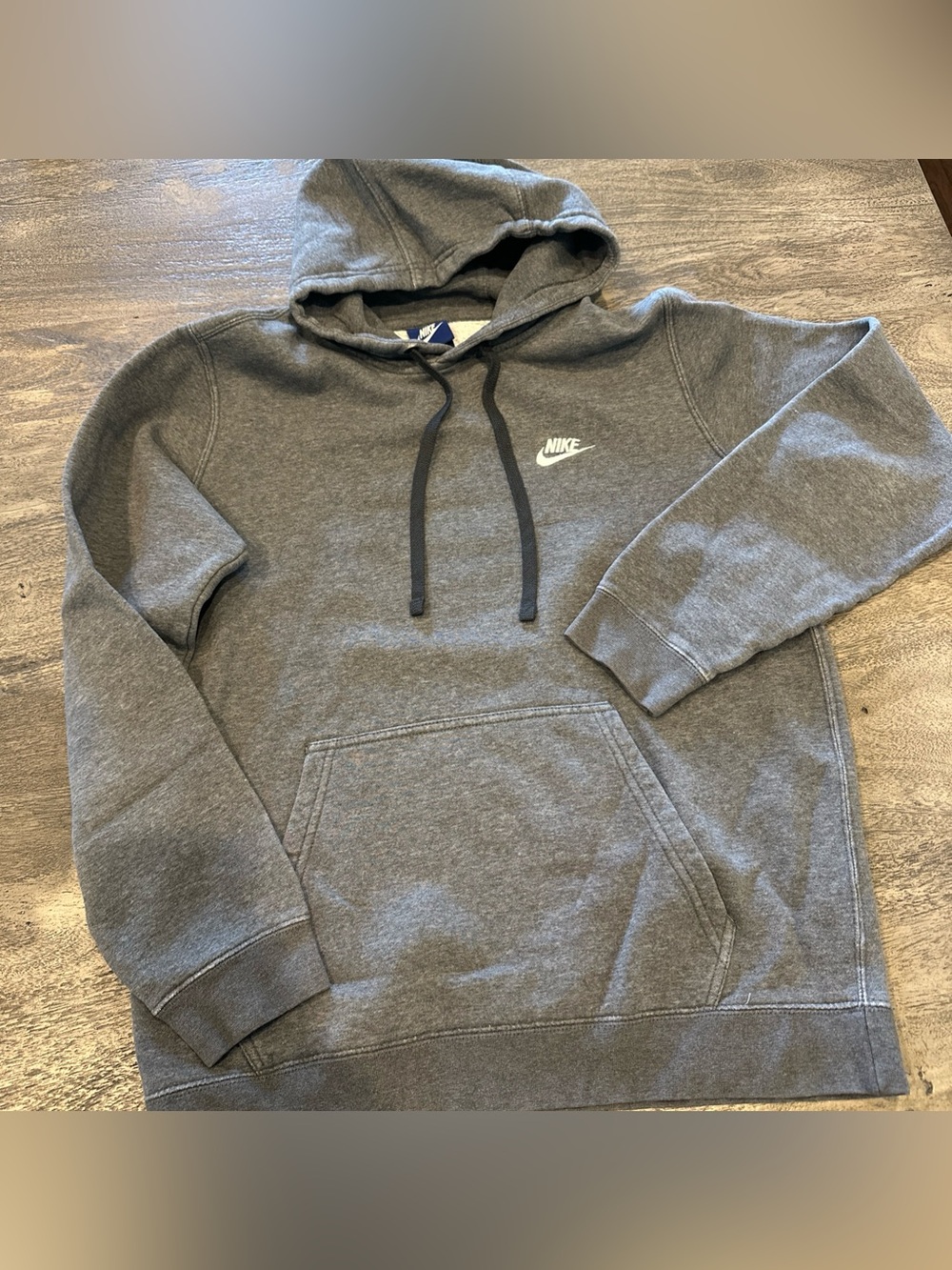 Nike Sportswear Club Fleece Hoodie Mens Medium Dark Grey Heather